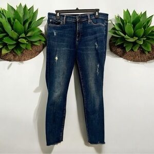 GAP 1969 30R Authentic True Skinny Jeans Raw Hem